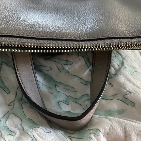 Michael Kors gray leather backpack - Picture 5 of 10